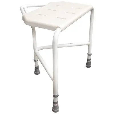 Corner shower stool