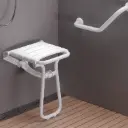 Opklapbare douchestoel  wit