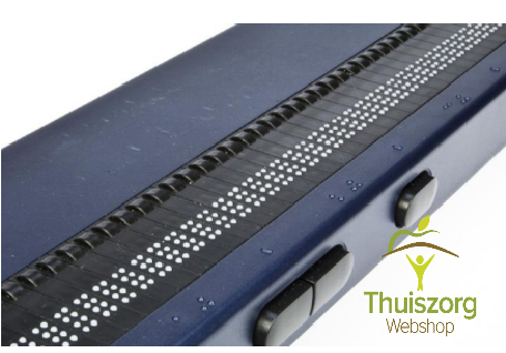 Brailleleesregel met 80 braillemodulen