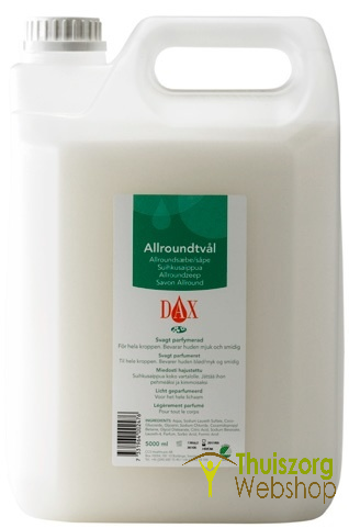 Savon doux tout usage Dax pour le corps - bidon de 5 litres