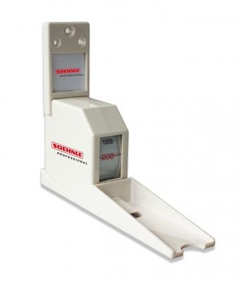 Tape meter with wall mounting