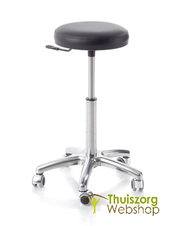 Rotating stool adjustable in height