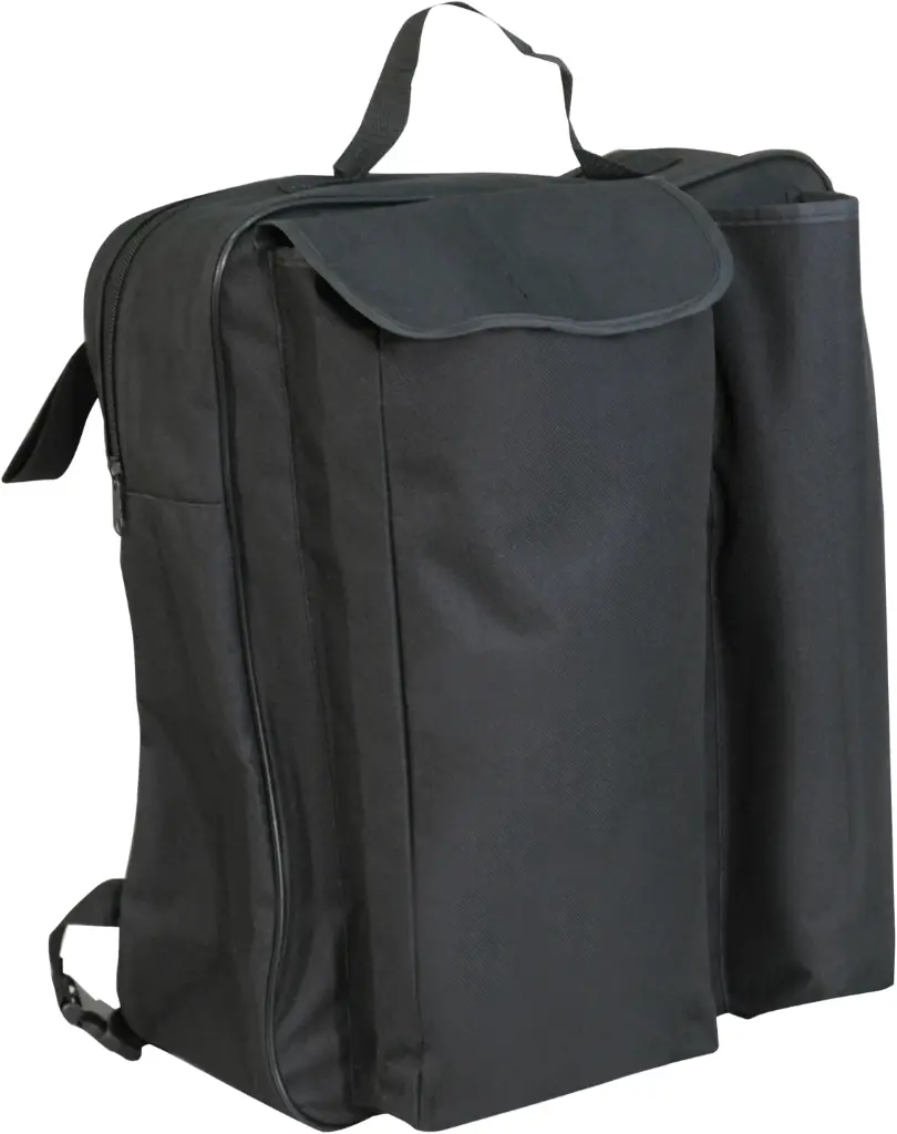 Storage bag for crutches