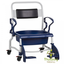 Shower and bath seat for washing under the belly