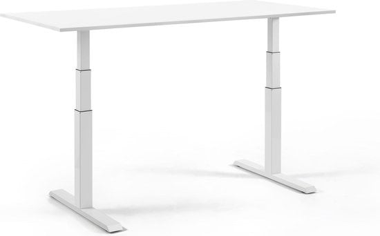 Electric high-low desk, adjustable in width 110-170 cm