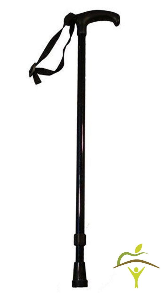 Finna walking stick telescopic, standard black handle