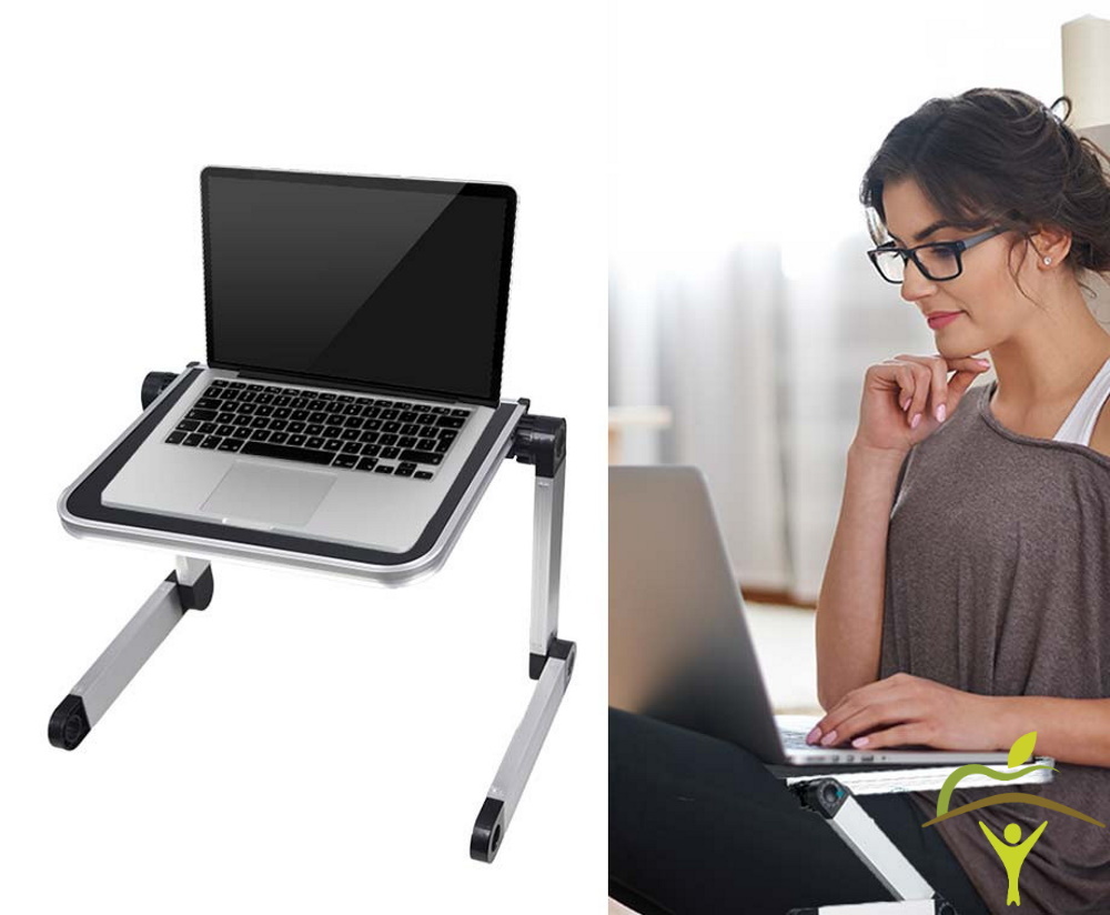 Foldable support for laptop/tablet Table buddy