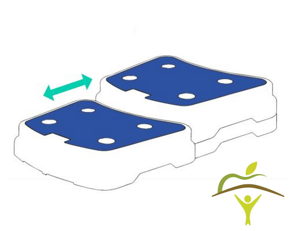 Stackable bath step Pile 10 cm