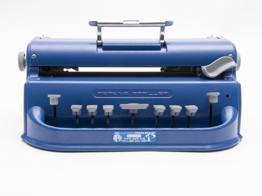 Klassieke mechanische brailleschrijfmachine