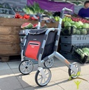 Let's Shop - practical rollator with large bag