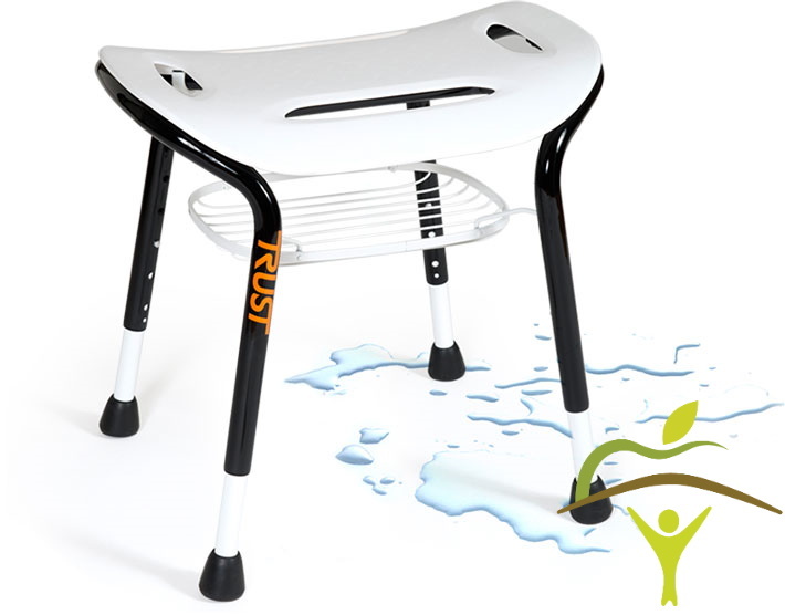 Let's Sing Shower stool with basket