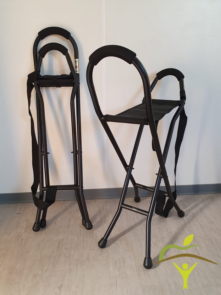 Pluviose Gehstock-Hochstuhl aus Aluminium