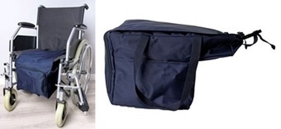 Sac de rangement sous le fauteuil roulant