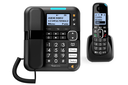 Combo phone 1 with handset and 1 cordless