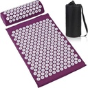 Tapis d'acupuncture avec coussin – pour un soulagement efficace de la douleur
