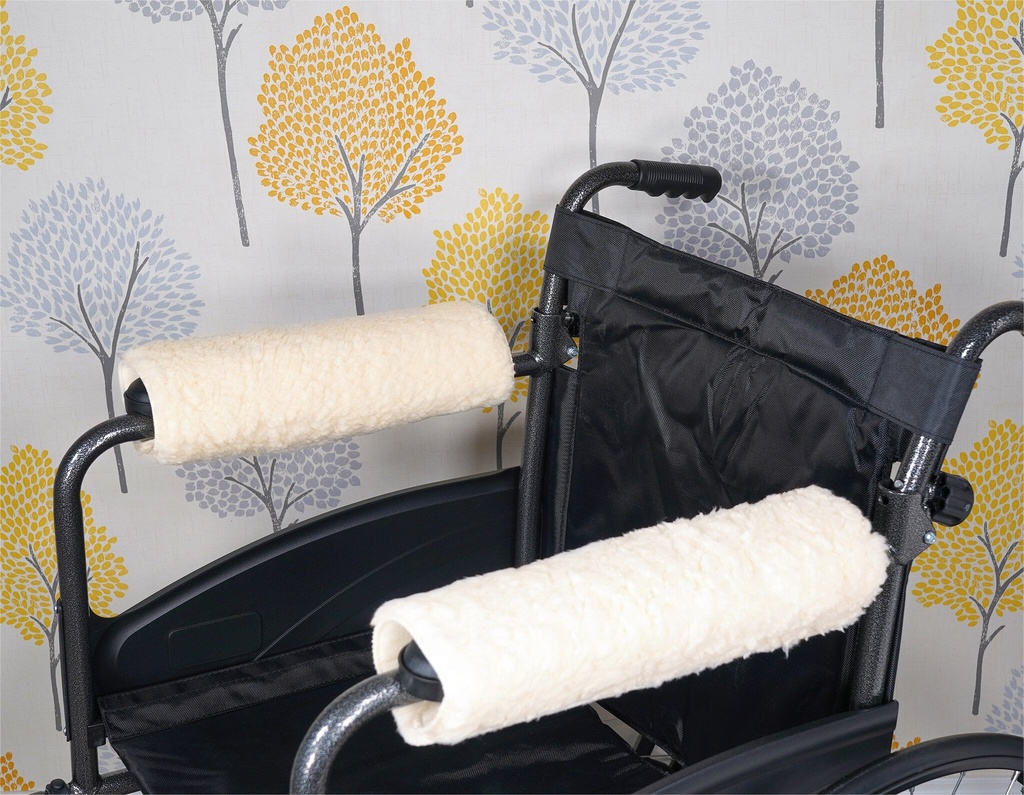 Coussins de soutien pour accoudoirs de fauteuil roulant (la paire)