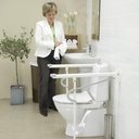 Optimale Toilettenarmlehne