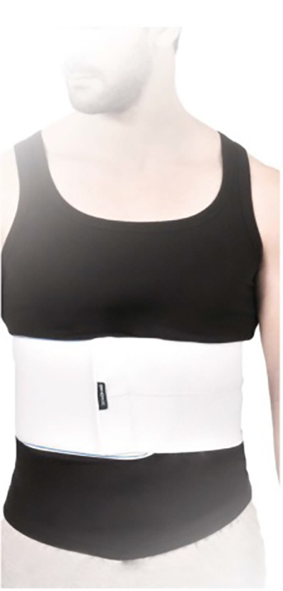 Ceinture côtelée pour hommes - Orthopédique