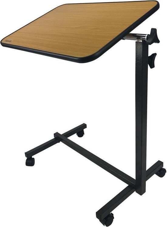 Dining table in front of bed