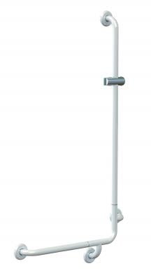 Handgreep uit staal epoxy - gebogen 90°