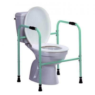 Toiletkader met regelbaar PVC handgrepen