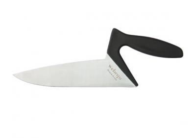 Ergonomische vleesmes Soft Touch, zwart