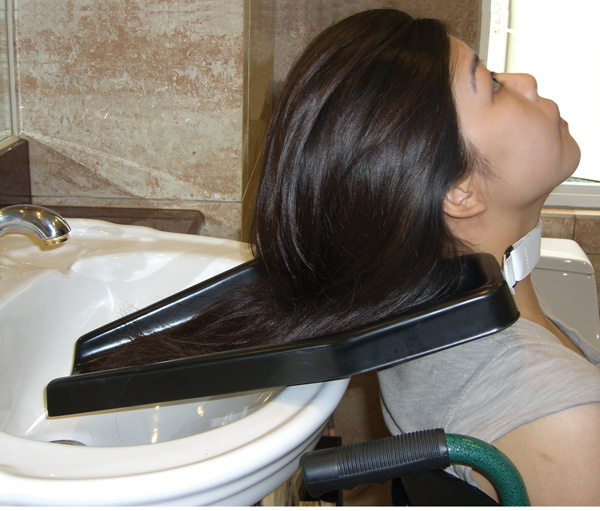 Plateau de lavage des cheveux