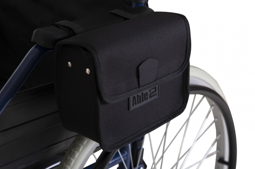 Wheelchair armrest bag