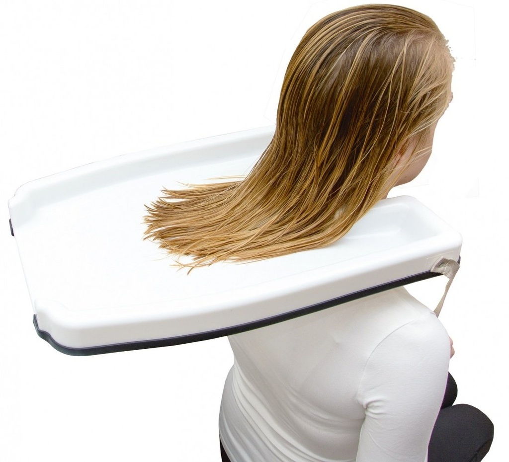 Lave-cheveux pour fauteuil roulant