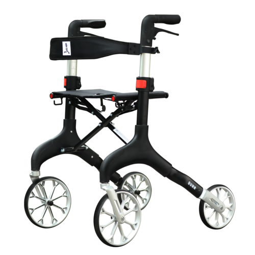 Manhattan rollator Black (including bag and backrest)