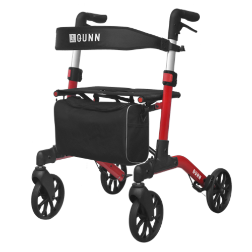Brooklyn Double Folding Rollator (including bag and backrest)