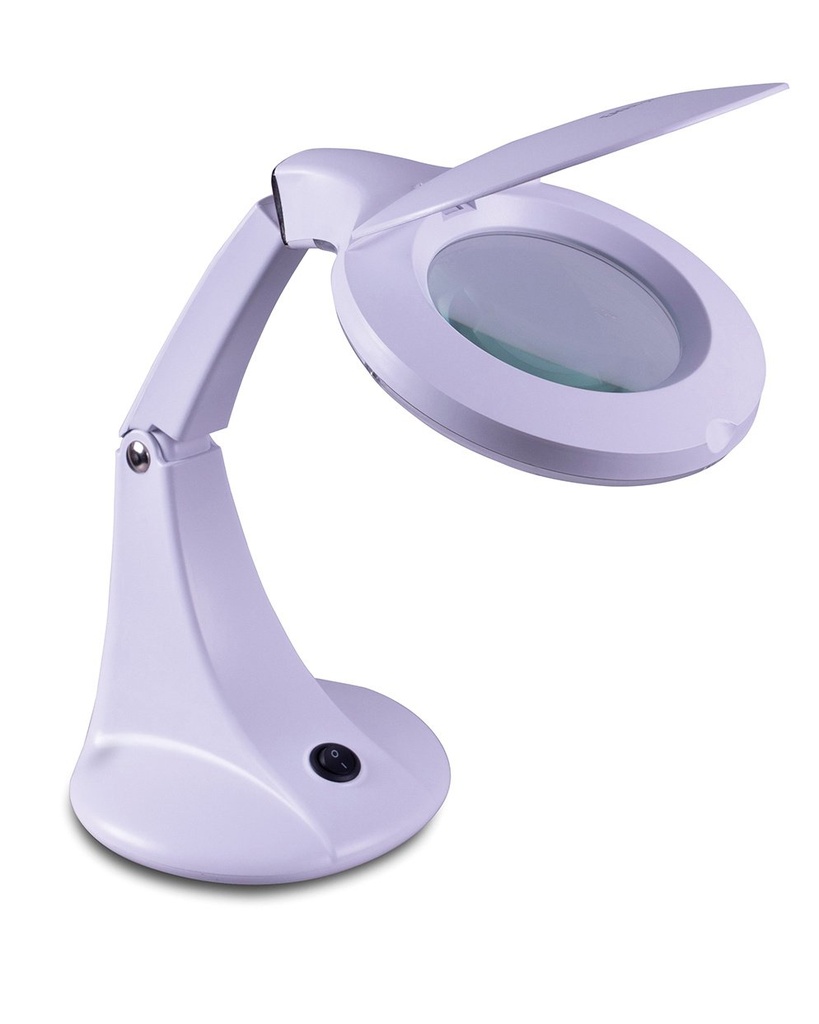 Eagle Desktop LED Twin Arm Illuminated Magnifier With Lens