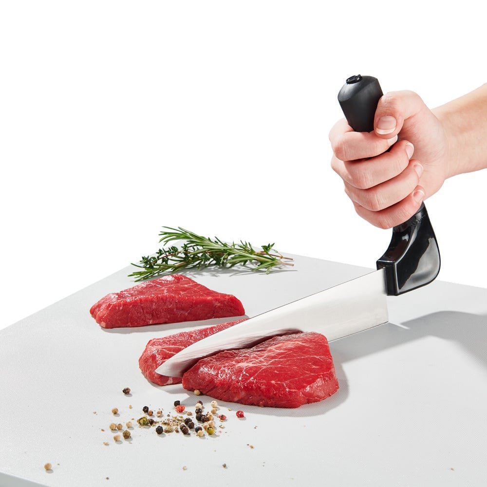 Ergonomic meat knife