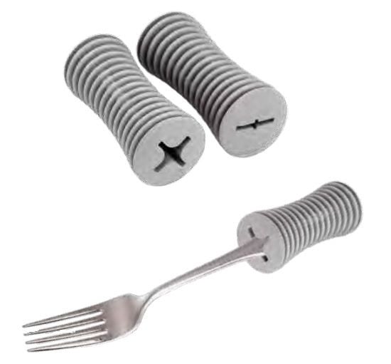 Verdikte ergonomisch handvat - set van 2 stuks