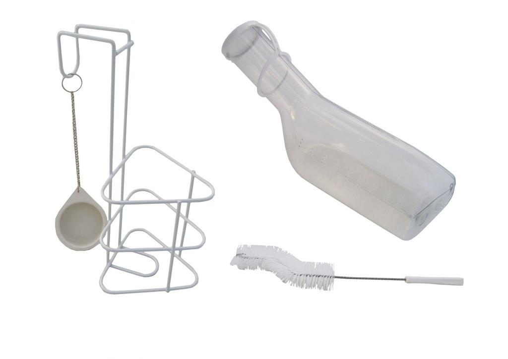 Urinal + Halter + Bürste