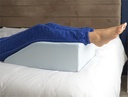 Memory foam leg wedge cushion with cooling gel layer