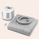 Cool&Warm Mattress Topper 2mx 0.9m Light grey