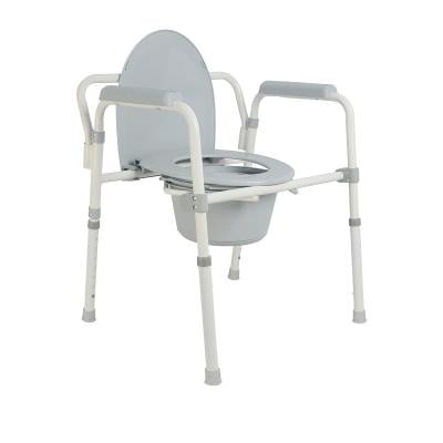 Foldable toilet frame