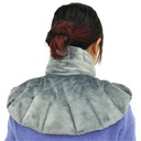 Heated shoulder cushion with herbs