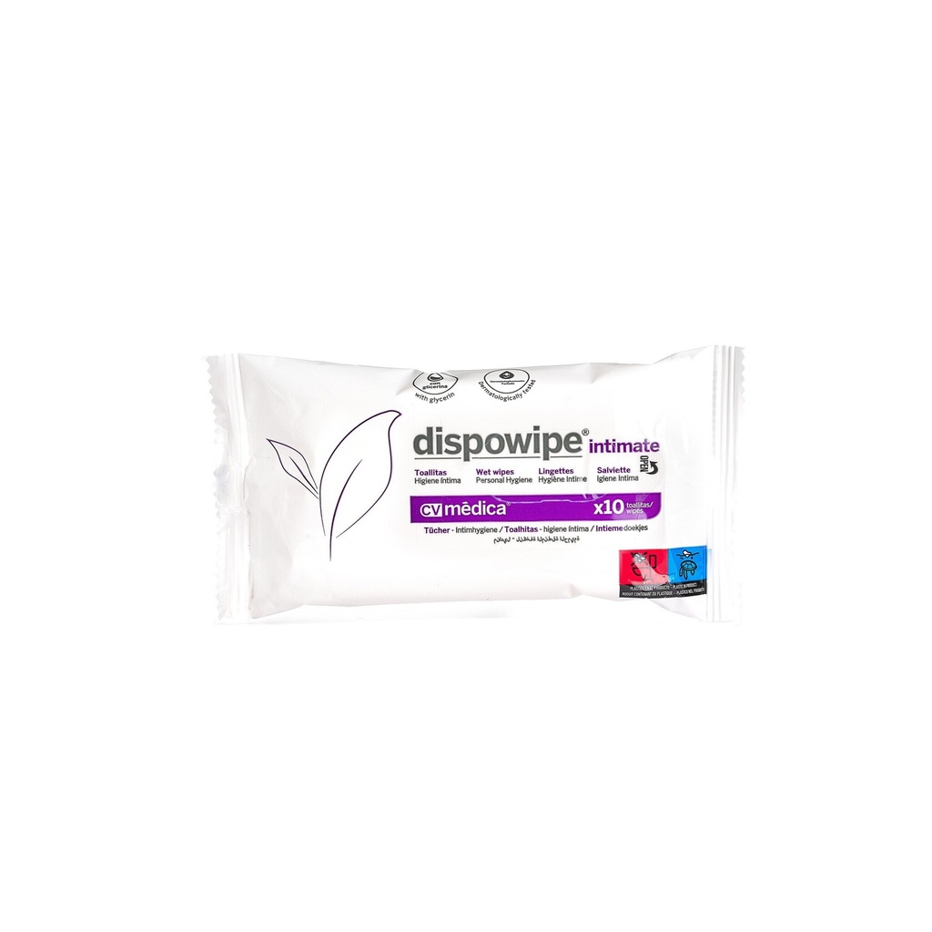Intimate hygiene cleansing wipes