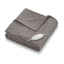 Couverture chauffante douillette, taupe