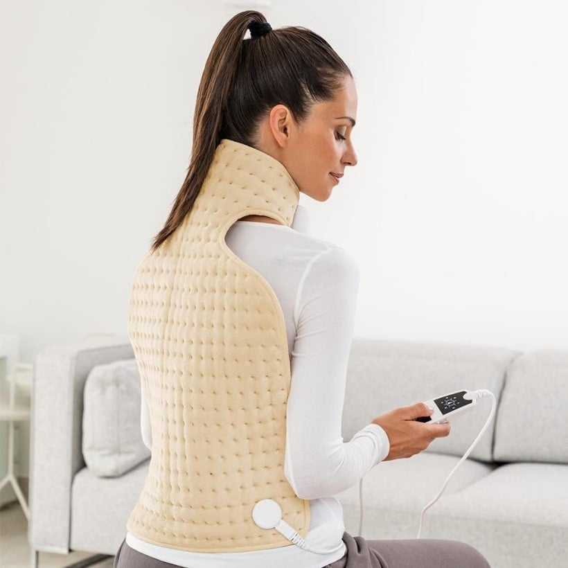 Heating pad for back and neck