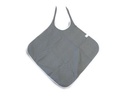 Square waterproof bib, 72 x 90 cm, grey