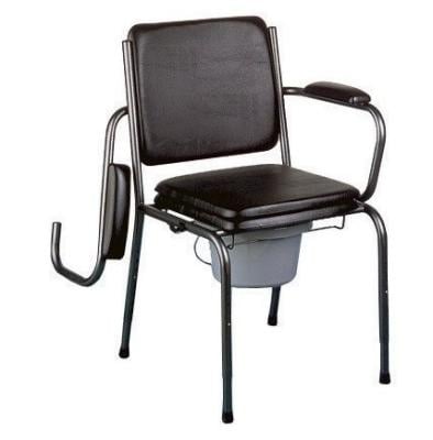 GR15 hygiene chair, burgundy/black