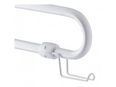 Toilet roll dispenser, white