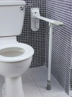 Softy lifting pole with footrest