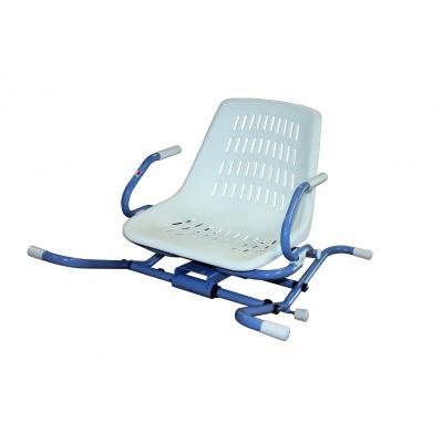 Spidra 600 360° swivel bath seat, crosswise movable.