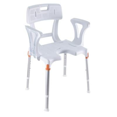 Gcare Home Ergochair verstelbare douchestoel met arm- en rugleuningen