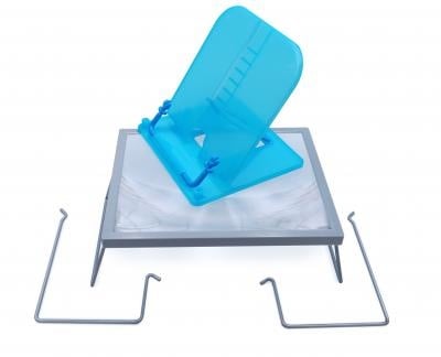 Magnifying glass A4 size with support