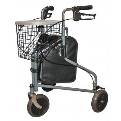 Rollator, 3 wheels, foldable